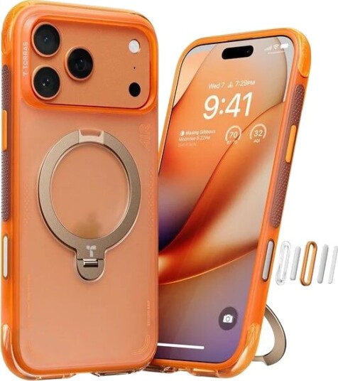 Torras Ostand Q3 Air horizon orange iPhone 17 Pro Max
