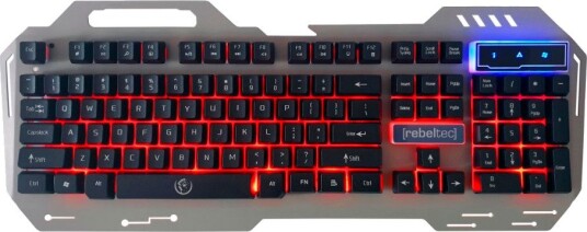 Rebeltec Discovery 2 Gamingtastatur med Metallramme og Bakgrunnsbelysning