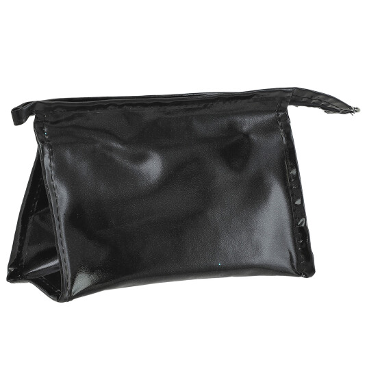 Glossy Toalett & MakeUp bag - flere farger SVART