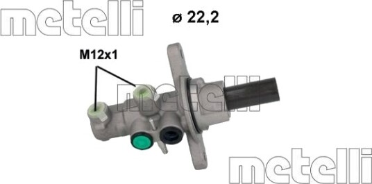 Hovedbremsesylinder METELLI 05-1201
