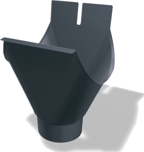 Prefa tut MX-perle og åpning, 280 x 80 mm, P10, antrasitt Prefa tut MX-perle og åpning, 280 x 80 mm, P10, antrasitt
