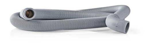 Nedis Outlet Hose | 22 mm | 19 mm | 0.5 Bar | 60 °C | 1.50 m | Bruksområde: Dish / Washing Machine | Grå