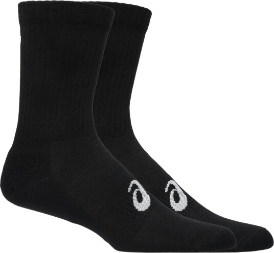 Asics 6 Pack Crew Sock Performance Black M 39 42 Asics 6 Pack Crew Sock Performance Black M 39 42