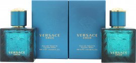 Versace Eros Herre Gavesett med 2 x 30ml Eau de Toilette Spray
