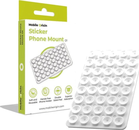 Mobile Origin Sticker O1 Mobilholder Hvit