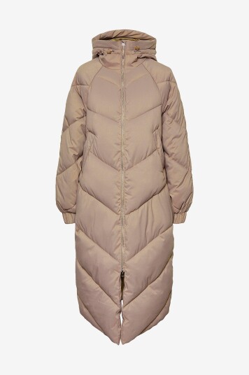 pieces   Kåpe pcNocelyn Puffer Jacket   Grå