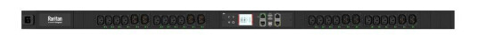 RARITAN 1P. 230V. 16A. 24 Outlets: 16xC13. 8xCx. Input: IEC 60320. 0U. 3.7kVA. Outlet Metered and Switched. iX controller with 2x10/100/1000 ETH port. RARITAN 1P. 230V. 16A. 24 Outlets: 16xC13. 8xCx. Input: IEC 60320. 0U. 3.7kVA. Outlet Metered and Switched. iX controller with 2x10/100/1000 ETH port.