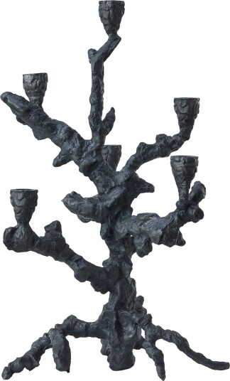 Pols Potten Apple Tree Lysestake 6 Armer Mørkegrå 53 cm