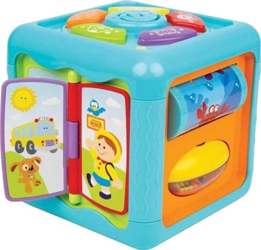 Winfun Baby Aktivitetskube Med Musikk Og Lys Winfun Baby Aktivitetskube Med Musikk Og Lys