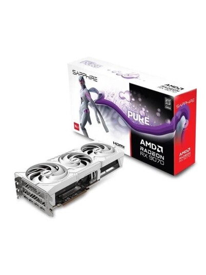 Sapphire Radeon RX 9070 Pure OC Grafikkort 16GB GDDR6 med PCIe 5.0 Sapphire Radeon RX 9070 Pure OC Grafikkort 16GB GDDR6 med PCIe 5.0