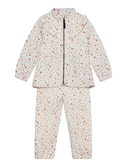 En Fant Thermal Set W. Frills Aop Multi/patterned 116