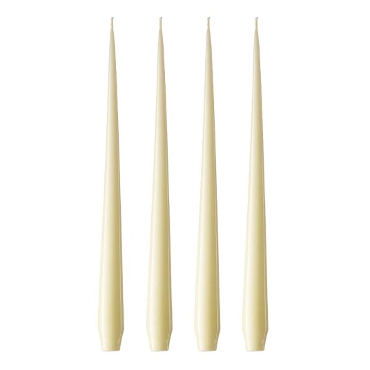 Ester & Erik lys42 cm 4-stk. lakket Buttermilk 17-0
