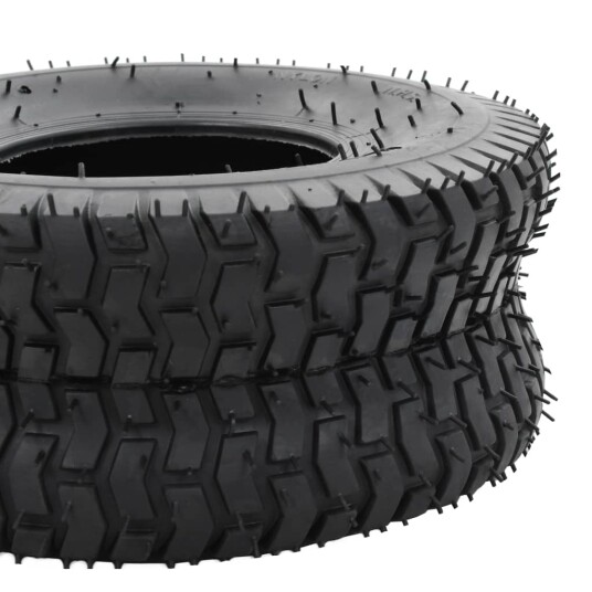 vidaXL Trillebårdekk 2 stk 15x6.00-6 4PR gummi vidaXL Trillebårdekk 2 stk 15x6.00-6 4PR gummi