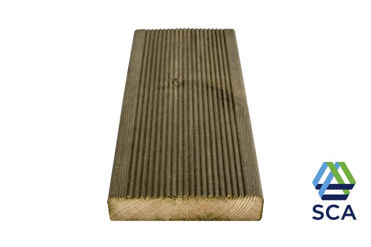 Sca Wood FURU 28X120 GRÅ RILL ROY IMP L5100