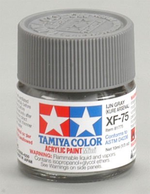 Tamiya 81775 Acrylic Mini XF-75 IJN Gray Kure Arsenal 1/3 oz