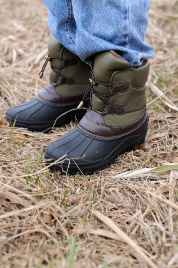 Mikk line Vinterstøvler foret Burnt Olive (33)
