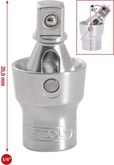 Ks Tools 917.1450, Enkel Enhet, Skjøteadapter, Kromvanadiumstål, 35 Mm, 30 G, 1 Stykker
