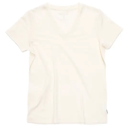 Skjorte til dame XS Devold Premium V Neck Tee W XS 001