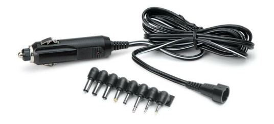 Luxorparts 12 V-adapter med 8 DC-kontakter 24W