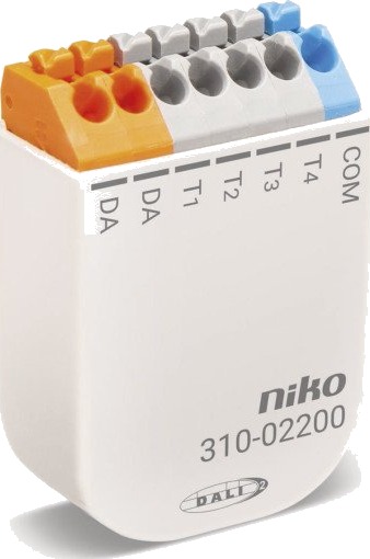 Niko Dali 2 Tryk Interface Med Fire Potentialfri Indgange