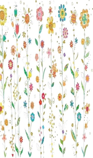 B6 Carnet + Konvolutt Flowers