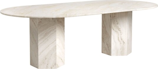 Gubi - Epic Dining Table Elliptical 240 X 120 Cm Spisebord Gamfratesi Hvit Stein Gubi - Epic Dining Table Elliptical 240 X 120 Cm Spisebord Gamfratesi Hvit Stein