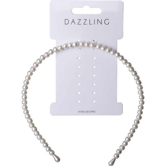 Dazzling Hår Diadem med pärlor