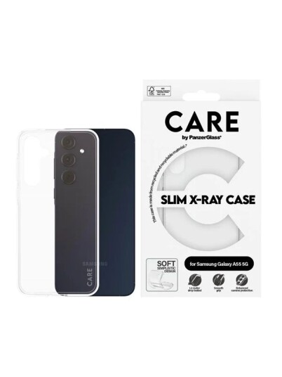 CARE by PanzerGlass Gjennomsiktig Slim-Fit Mobildeksel til Samsung Galaxy A55 5G