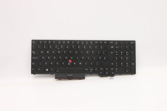 Chicony - Erstatningstastatur For Bærbar Pc - Bakbelysning - Storbritannia - Svart - For Thinkpad P15 Gen 2 20Yq, 20Yr  T15g Gen 2 20Ys, 20Yt