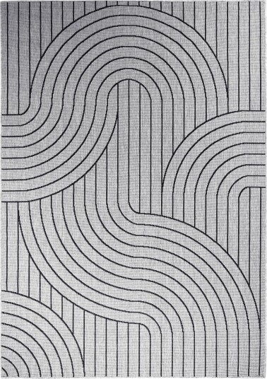 Innendørs/Utendørs tepper Maynard svart Størrelse: 160 x 230 cm