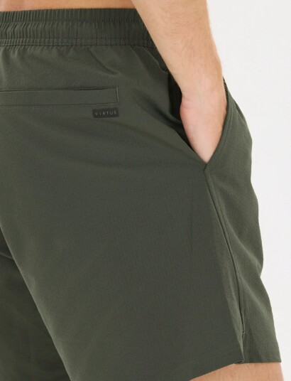Virtus Kansae M Seersucker Swim Shorts Khaki green S Virtus Kansae M Seersucker Swim Shorts Khaki green S