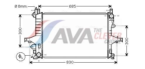Radiator AVA Clever Choice VOA2114 Radiator AVA Clever Choice VOA2114