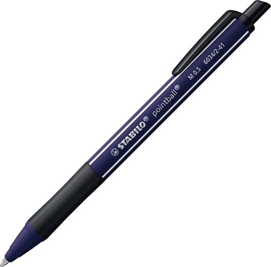 Stabilo 6034/2-41, Klips, Uttrykkbar Kulepenn Med Hengefeste, Gjenfyllbar, Blå, 1 Stykker, Medium Stabilo 6034/2-41, Klips, Uttrykkbar Kulepenn Med Hengefeste, Gjenfyllbar, Blå, 1 Stykker, Medium