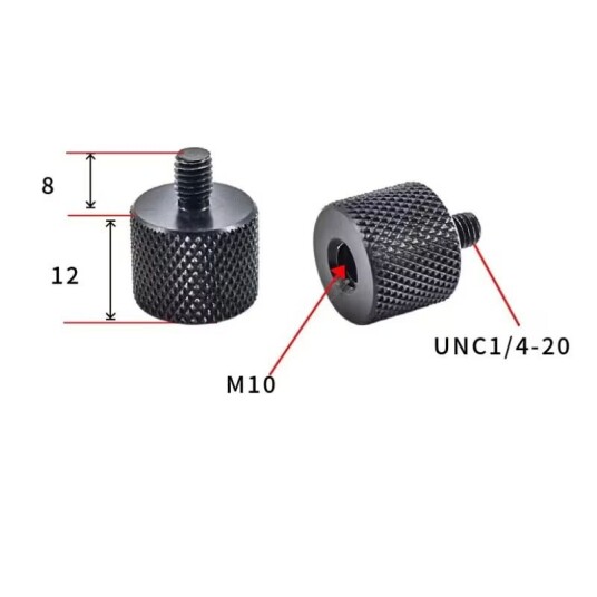 INF Adapter 1/4" til M10 5-pakning M10