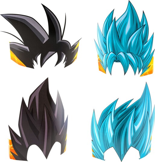 Chaks Partyhatter Dragon Ball Super 8-pakning 12808-DB