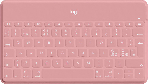 Logitech Keys-To-Go Trådløst Nordisk Tastatur Rosa - Bluetooth