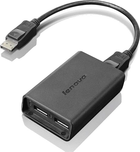 Lenovo DisplayPort adapter USB A til DisplayPort kabel Svart