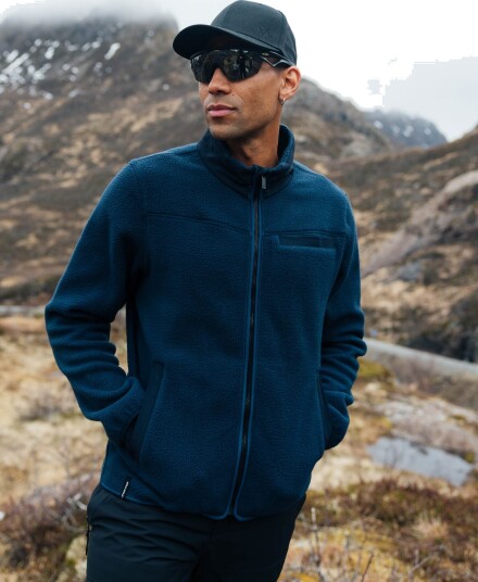 Twentyfour Aurora Pile Jakke Blå 3XL