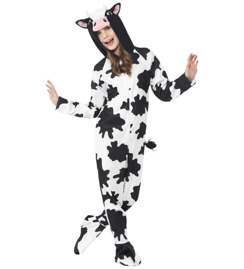 Smiffys Ku Jumpsuit Barn Karnevalskostyme  Large