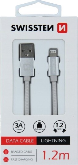 Usb-Kabel Sourcing Usb-A Til Lightning 1,2 M Sølv