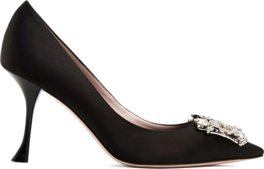 Roger Vivier Dame Sko Svart 38 1/2 EU,