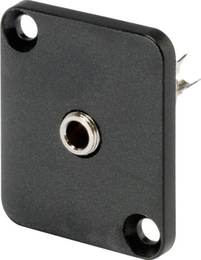Hicon Hi-J35sefd 3,5 Mm Jackplugg Flenstilkobling 3 Stereo Sort 1 Stk