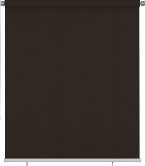 vidaXL Utendørs rullegardin 205 (B) x 230 (H) cm brun HDPE