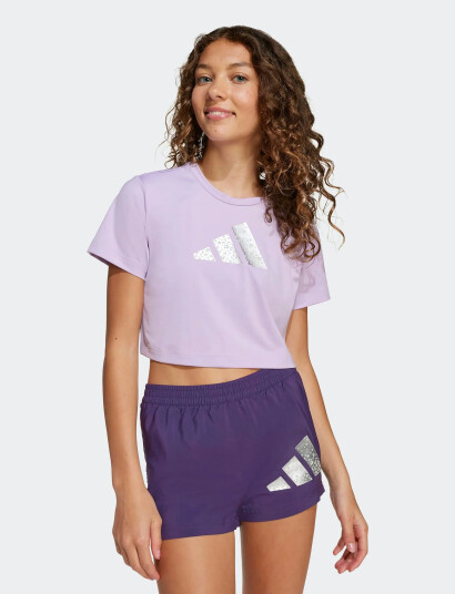adidas Sportswear Jg Tr-Es Gl Tee Purple 152 adidas Sportswear Jg Tr-Es Gl Tee Purple 152
