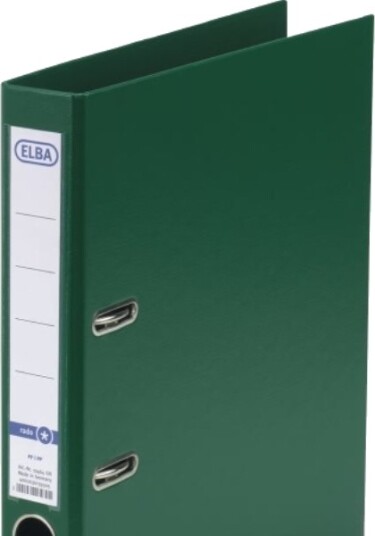 Elba Smart Pp/Pp 50 Mm A4 Polypropylen Pp Grønn 280 Ark 5 Cm 285 Mm