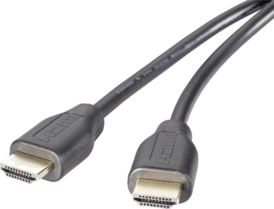 Speaka Professional Sp 9075604 5 M Hdmi Type A Standard Hdmi Type A Standard 3D 10,2 Gbit/Sek. Sort