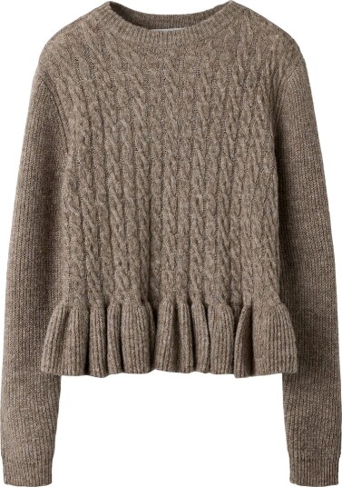 Name It Genser Strikk NkfLinda Taupe Grå Name It 6 år (116) Genser Brun