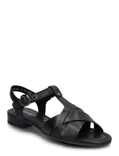 Gabor Flat Sandal Black 37.5 Gabor Flat Sandal Black 37.5