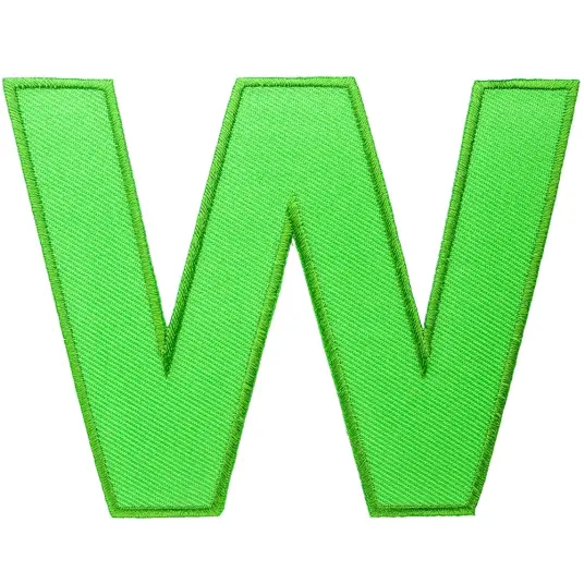 Bokstaver W NSF Bokstav W Grønn