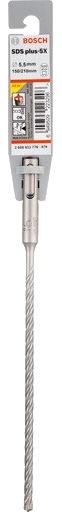 Bosch SDS-plus-5X Betongbor 5,5 x 210 mm med 4 blader